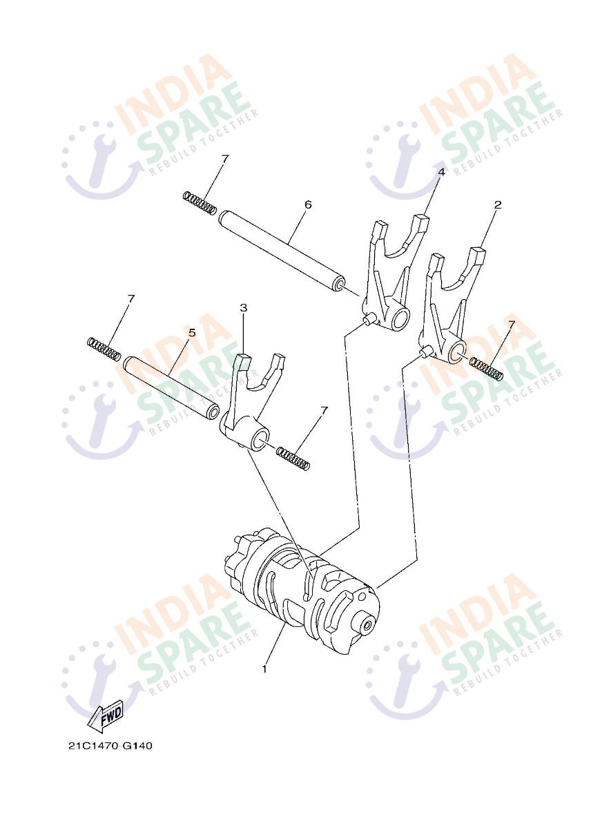 SHIFT CAM & FORK